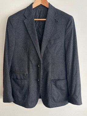 $1800 Corneliani ID Hybrid Sport Coat Jacket Quilted Blazer - 40/ Medium - Large